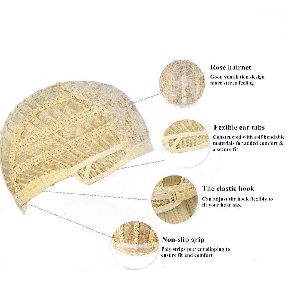 imageMens Blonde Wigs Short Curly Layered Cosplay Costume Party Wigs for Male GuyBlondeBlonde