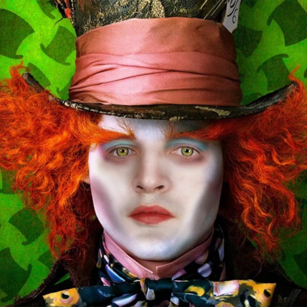 imageOrange Curly Wigs for Men Short Kinky Curly Hair Wig with Middle Part Cosplay Anime Costume Synthetic Halloween WigsOrange