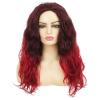 imageBlonde Curly Short Finger Wave Wigs for Lady with Bangs Synthetic Hair Natural Cosplay Halloween Costume Women WigsBlack Red