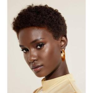 Curly Brown Short Wigs for Black Women Rocker Wig California Daily Cosplay 70s Costume Synthetic Fibre Full Wigs