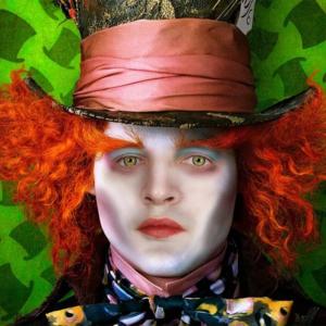 Orange Curly Wigs for Men Short Kinky Curly Hair Wig with Middle Part Cosplay Anime Costume Synthetic Halloween Wigs(Orange)