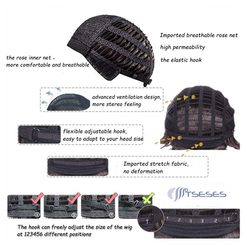 imageGreen Ombre Long Wavy Women Wigs Middle Part Wigs for Women Synthetic Wig Daily Party UseBlack and Green