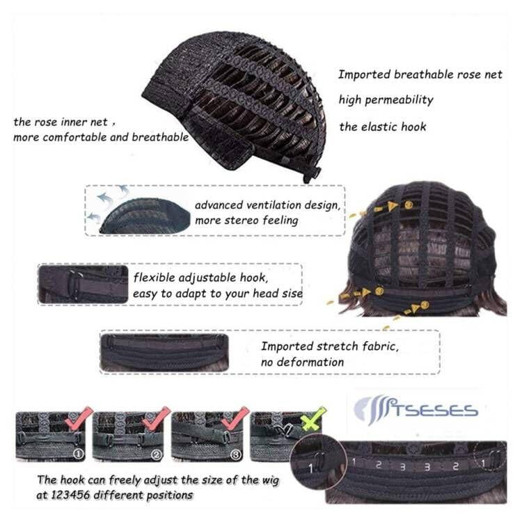 imageGreen Ombre Long Wavy Women Wigs Middle Part Wigs for Women Synthetic Wig Daily Party UseWine Red