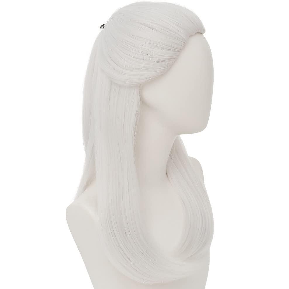 imageShort Green Wigs for Men Fluffy Synthetic Hair Heat Resistant Cosplay Anime costumes Male WigDark GreenWhite