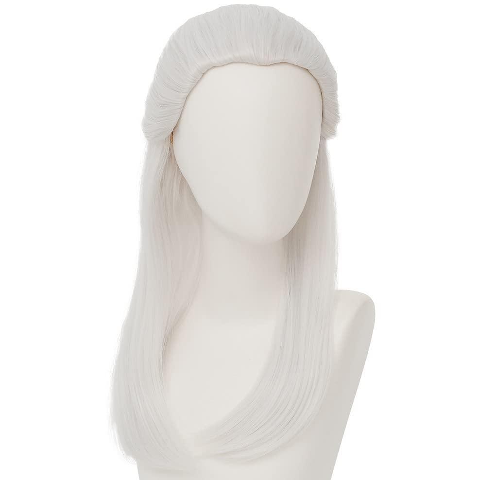 imageShort Green Wigs for Men Fluffy Synthetic Hair Heat Resistant Cosplay Anime costumes Male WigDark GreenWhite