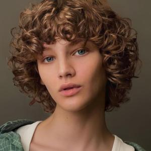 Brown Curly Short Afro Wig for Women Bob Wig with Bangs Cosplay Costume Daily Hair Synthetic Heat Resistant Women Full Wigs