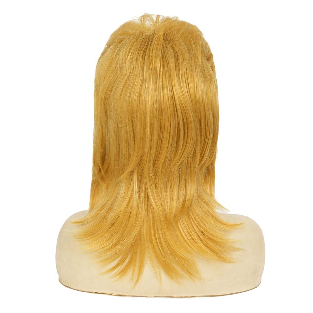 image:imageTseses Vintage Blonde Vintage Curly Wig for Women Bouffant Beehive 50s 60s Retro Wigs with Bangs Lady Cosplay Halloween Costume Hair WigLong Blonde