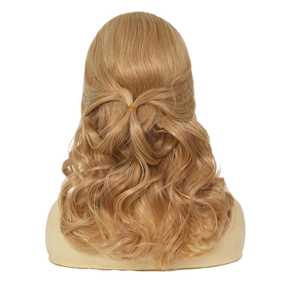 image:imageTseses Vintage Blonde Vintage Curly Wig for Women Bouffant Beehive 50s 60s Retro Wigs with Bangs Lady Cosplay Halloween Costume Hair WigRetro Blonde