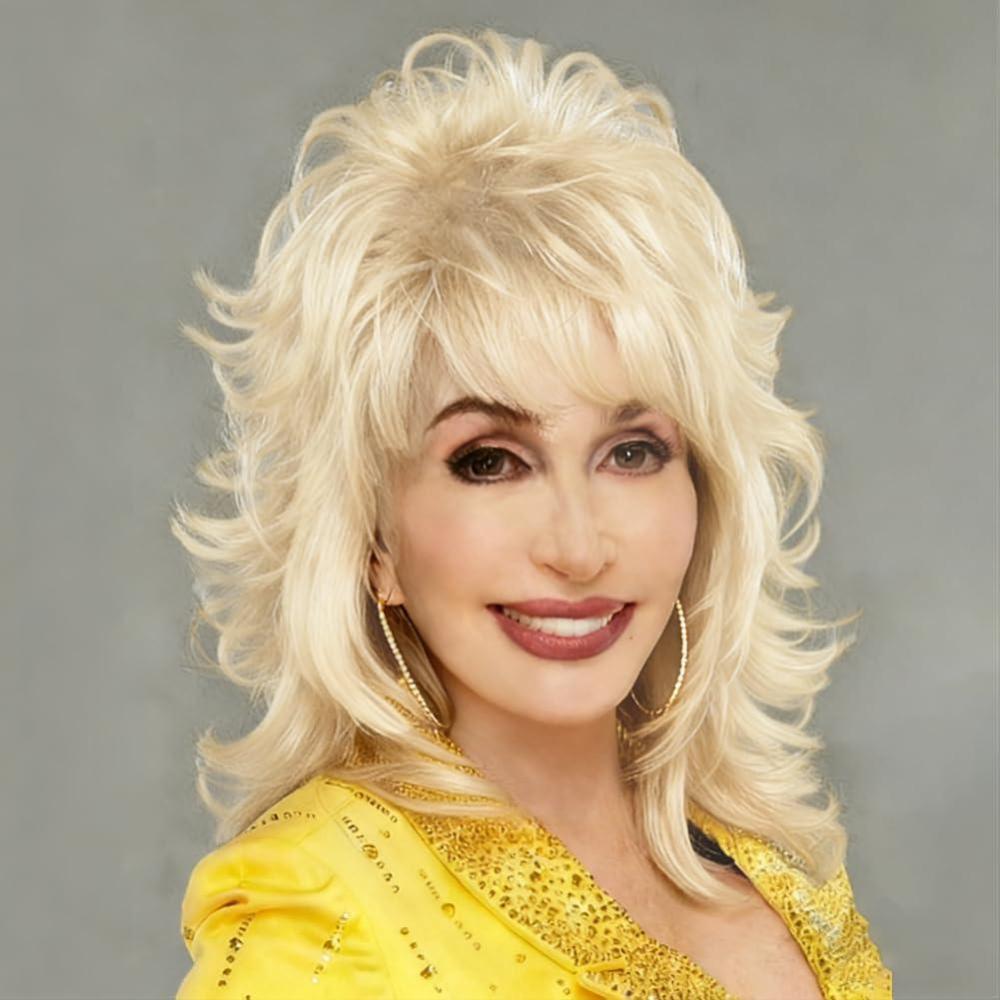 image:imageRetro Red Short Wig 50s 60s Wig for Women Bouffant Beehive Wigs with Bangs Synthetic Wigs for Halloween Costume Party UseBlonde