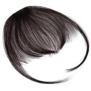 Frange à Clipser en Cheveux Humains – Extensions Invisibles – Usage Quotidien – 1 Pièce(#1B)