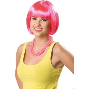 Folat Femme Folat Perruque Noire Carr , Noir, taille unique EU(Rose)