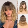 Racines noires à blond brun