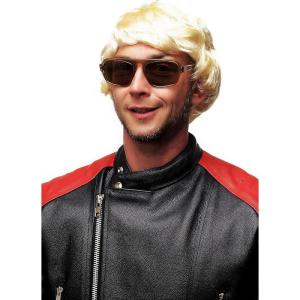 WIG ME UP – 3296-ZA615 Carnaval Halloween Perruque Blonde Claire pour Homme Chanteur Sexy