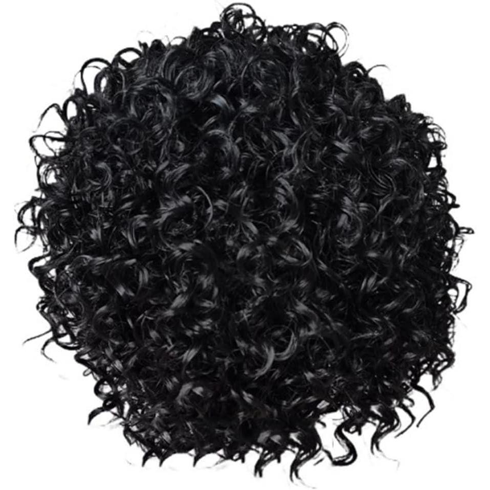 imagePerruques de cheveux humains courts sans dentelle pour femme noire couleur naturelle noir taille uniqueNoir