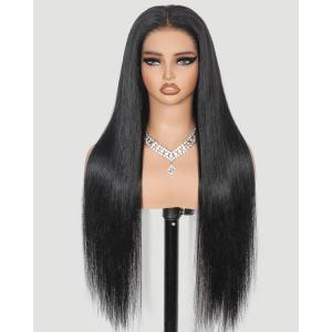 13×6 HD Lace Wig Human Hair Perruque Femme Naturelle Brésilien Straight Glueless Wig Human Hair Perruque Femme Naturelle Straight Bresilienne Cheveux Humain Lace Frontal Wigs 16 Pouces 40cm(Full 13×6 Lace Wig Natural Color)