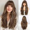 Brown avec Blonde Highlight