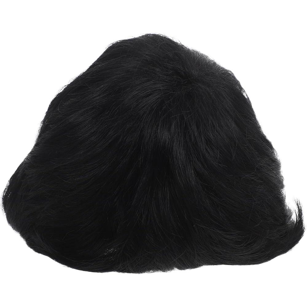 image:imagePostiche Courte Ondule Noire Naturelle pour Femmes Style Pixie Dgrad Cheveux Synthtiques Lgers sans Colle Confortable Porter au Quotidien Coiffure Mode Facile