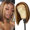 ( 4/27 Blond 13x4 Lace Wig Human Hair)