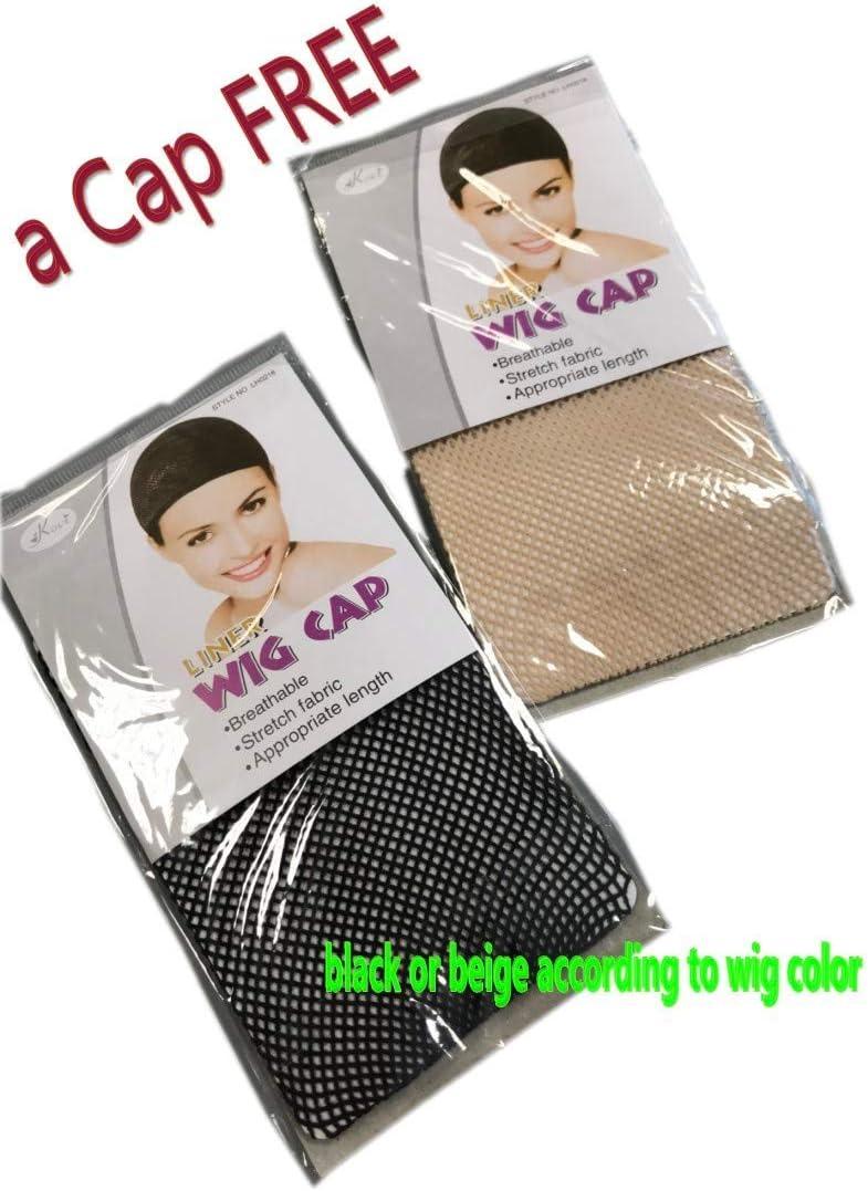 image:imagePrettyland Perruque Moyenne naturels Carr Bob Frange Raide Wig Cheveux Courte Brun fonc Noir Cloptre C932Noir