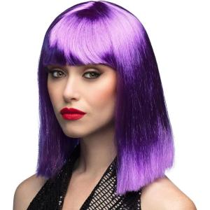 Générique – Pe735/Rose – Perruque Dance Rose Fluo – Taille Unique(Violet)