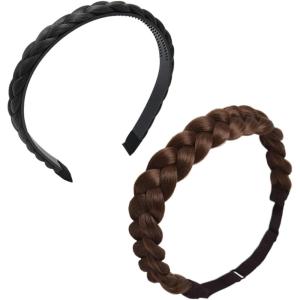 1 Bandeau Tressé, 1 Bandeau Tressé, Tresses De Perruque Pour Femme, Extensions De Cheveux, Accessoires Pour Cheveux, Décorations Tressées Moelleuses.