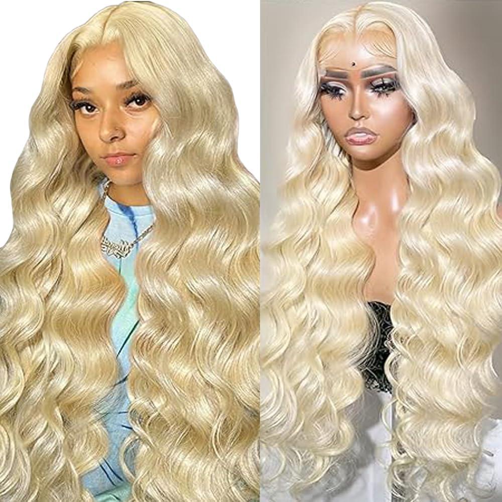 image:imageHuman Hair Wig Water Wave Perruque Cheveux Humain 5X5 Lace Front Perruque Femme Naturelle Brsilien 4 Chocolate 100 Unprocessed Brazilian Virgin Hair Glueless Wear and Go 34 Pouce13X4 Honey Blonde Body Wave