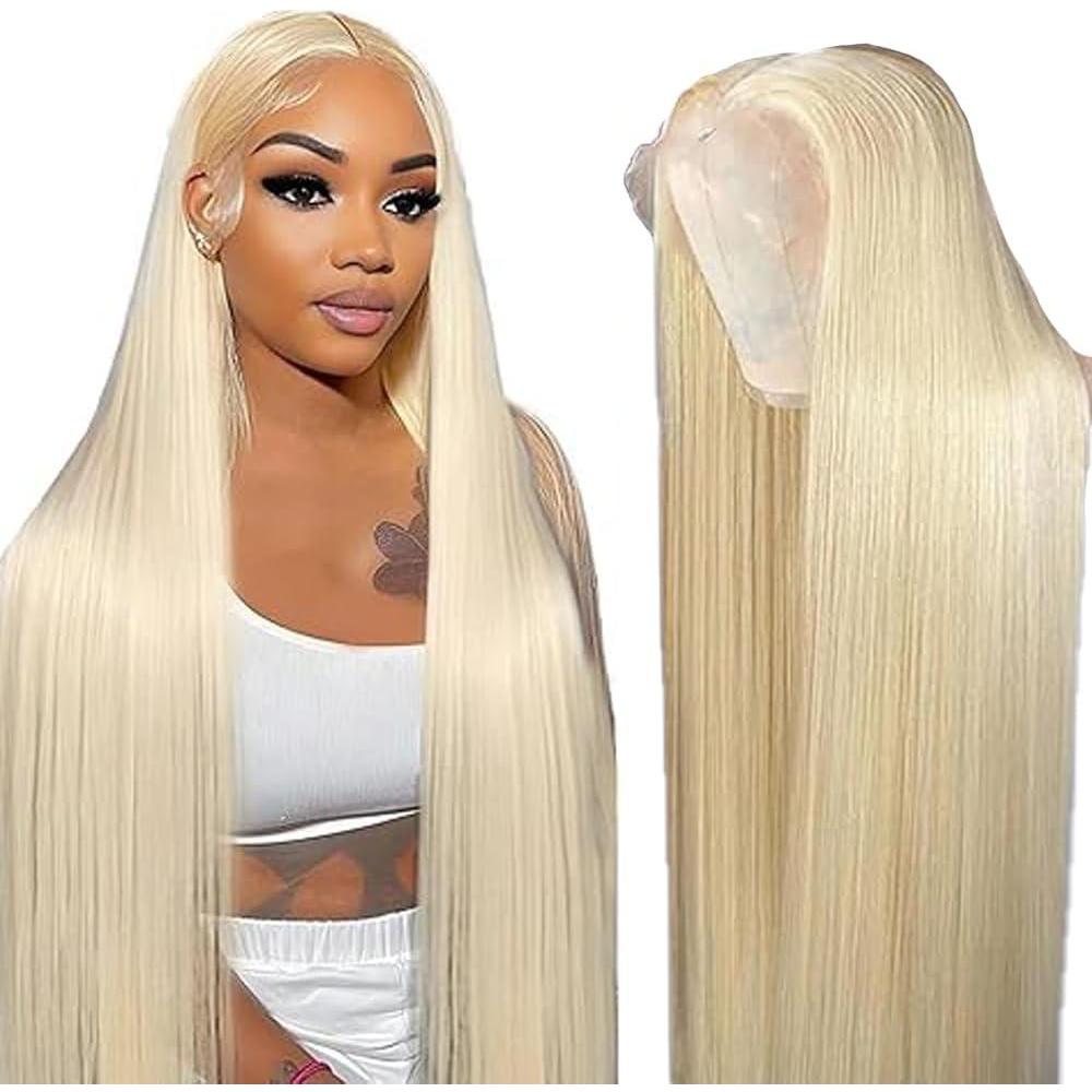 image:imageHuman Hair Wig Water Wave Perruque Cheveux Humain 5X5 Lace Front Perruque Femme Naturelle Brsilien 4 Chocolate 100 Unprocessed Brazilian Virgin Hair Glueless Wear and Go 34 Pouce13X4 613 Straight Wave