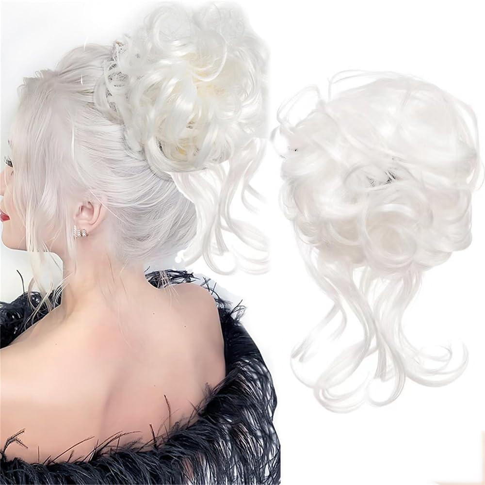 image:imageExtensions de cheveux avec bandeau haut pour femmes et filles 27H613 Blond fraise et blond dcolor60B blanc