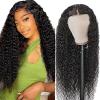 #1B Curly Kinky Wig