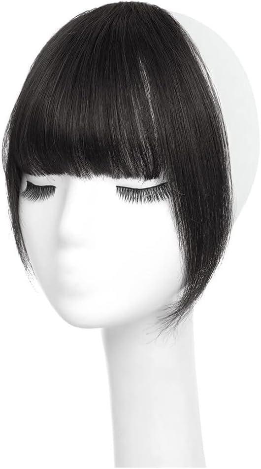 image:imageFrange de cheveux humains naturels avec branches clip invisible en frange pour volume instantan et polyvalence de coiffure parfaite pour fixer la racine des cheveux blond cendr propre 12 gnoirmarron