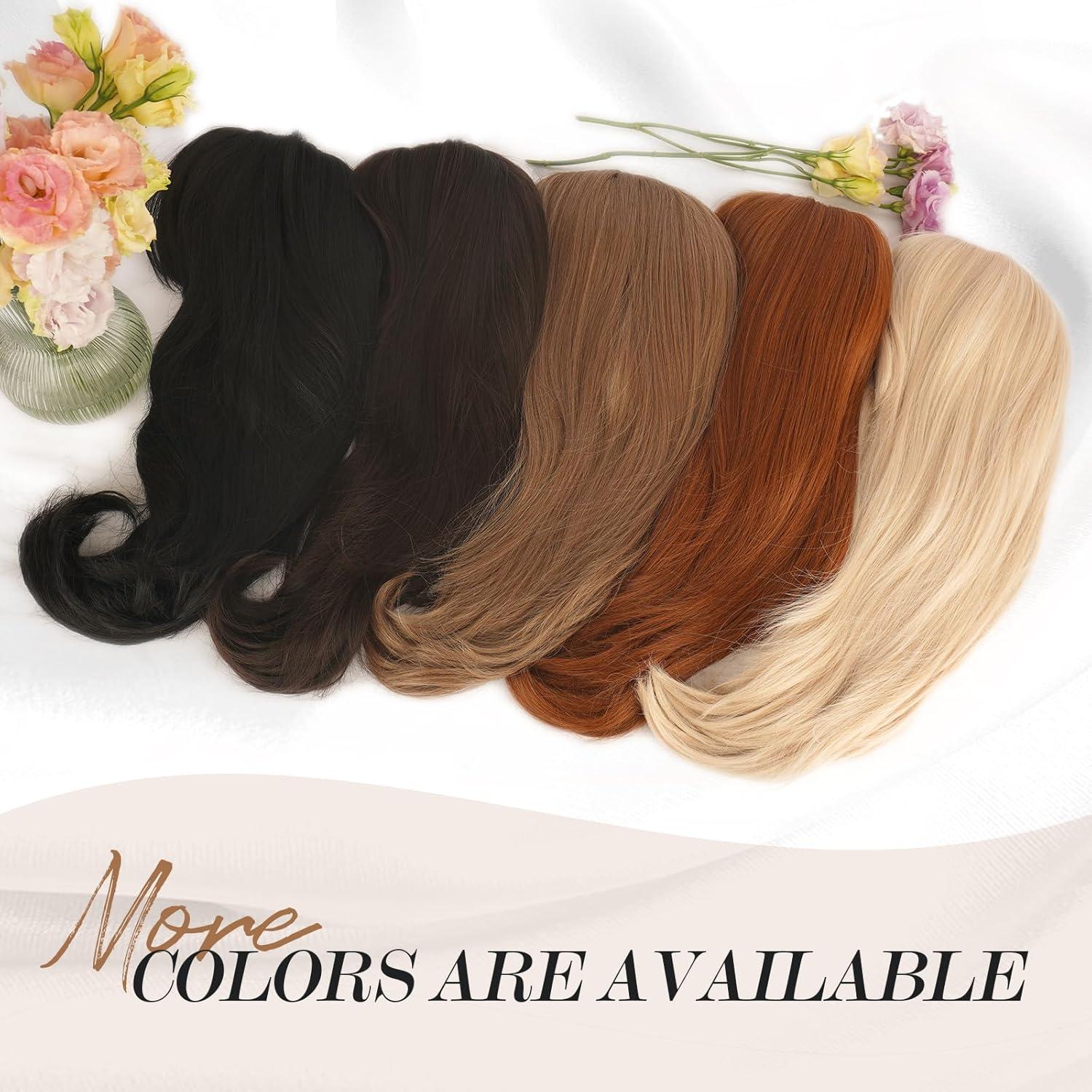 image:imageFESHFEN Perruque Longue avec Frange Naturelle Synthtiques Blond Clair Sale Perruque de Cheveux Perruque Carnaval de Cosplay pour Femme 45 cmBlond SaleCurtain Bangs