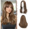 Brun mélangé blond-lace frontal